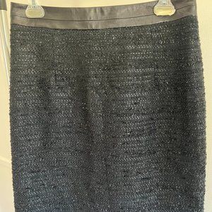 Milly A-Line skirt, Black, size 8